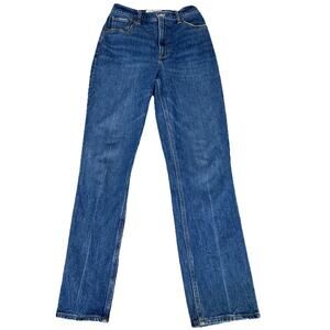 Abercrombie & Fitch Women’s Straight Leg Jeans — Medium Blue